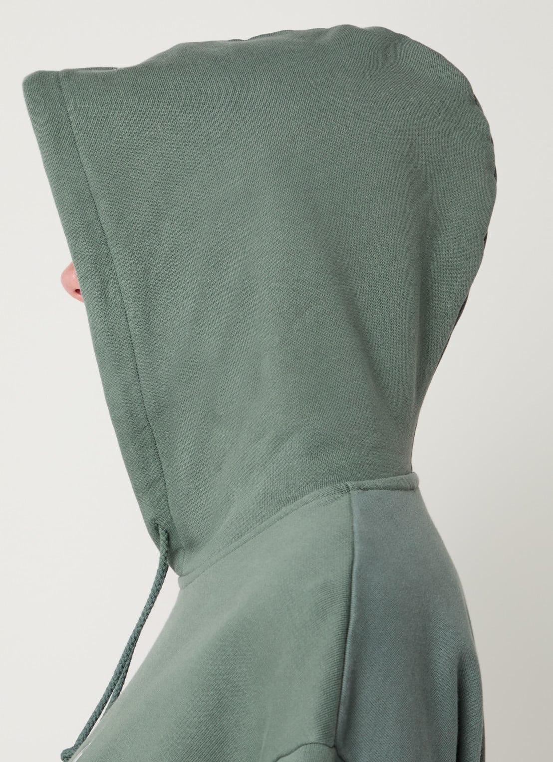 Carhartt WIP Hoodie met logoborduring - detail 3 olijfgroen