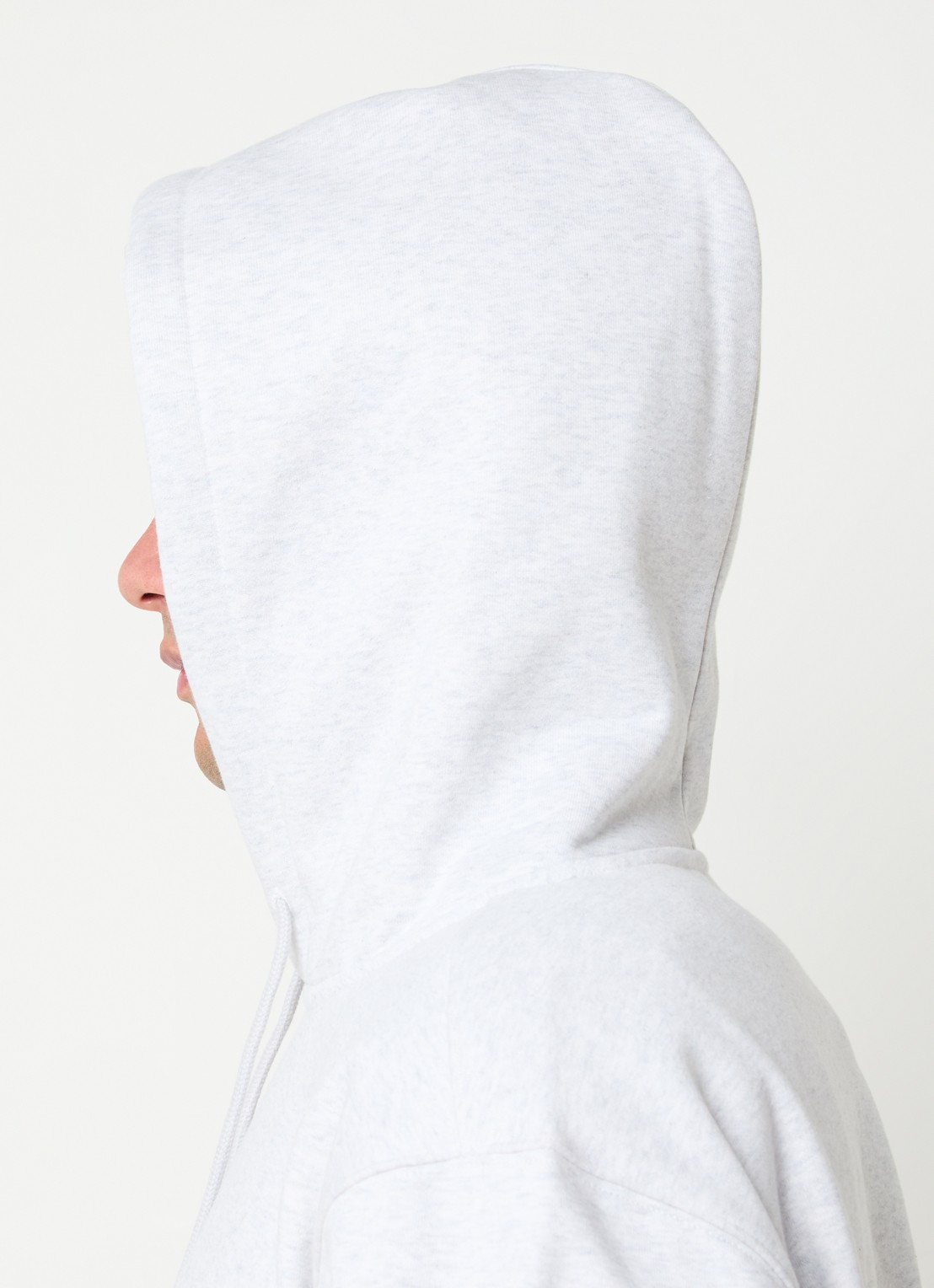 Carhartt WIP Hoodie met logoborduring - detail 5 grijsmele