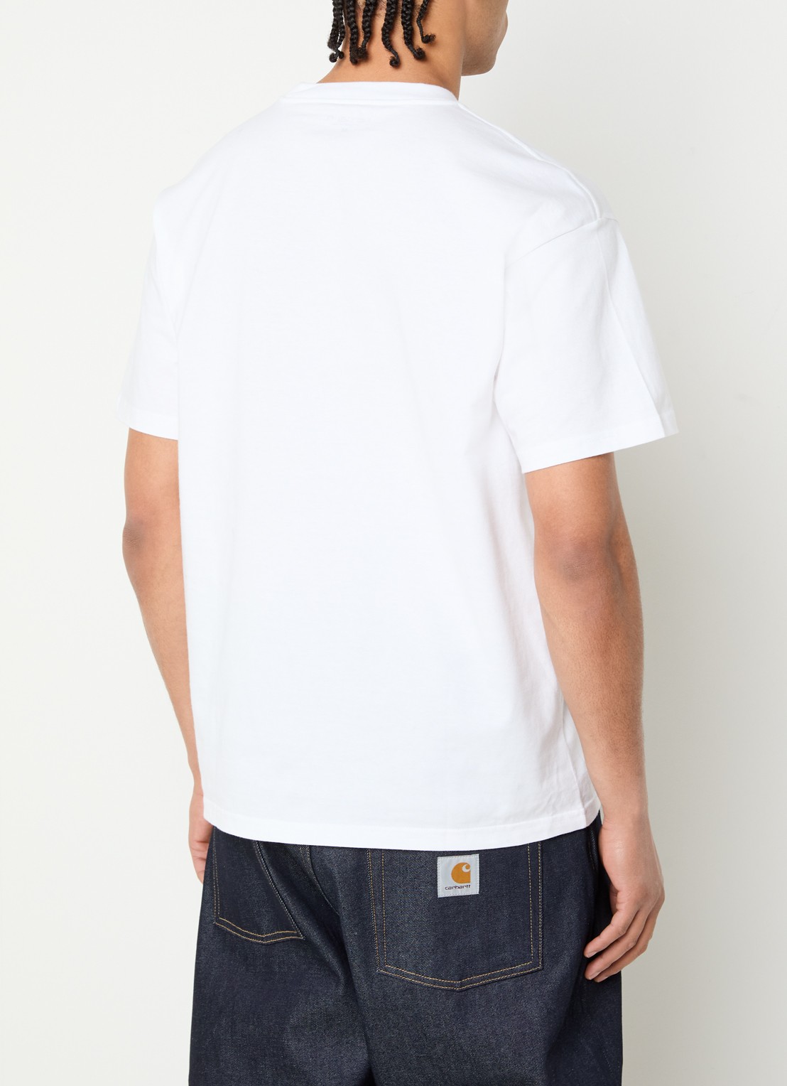 Carhartt WIP Hot Cob T-shirt met logoprint - achterkant wit