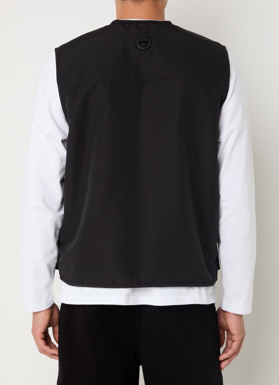 Carhartt WIP Irwin bodywarmer met opgestikte zakken en logo - achterkant 3 zwart
