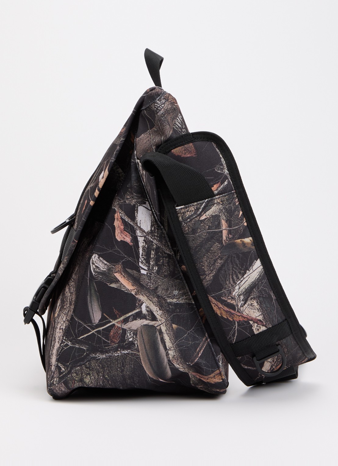 Carhartt WIP Jake crossbodytas met logo en verstelbare schouderriem - detail 3 zwart