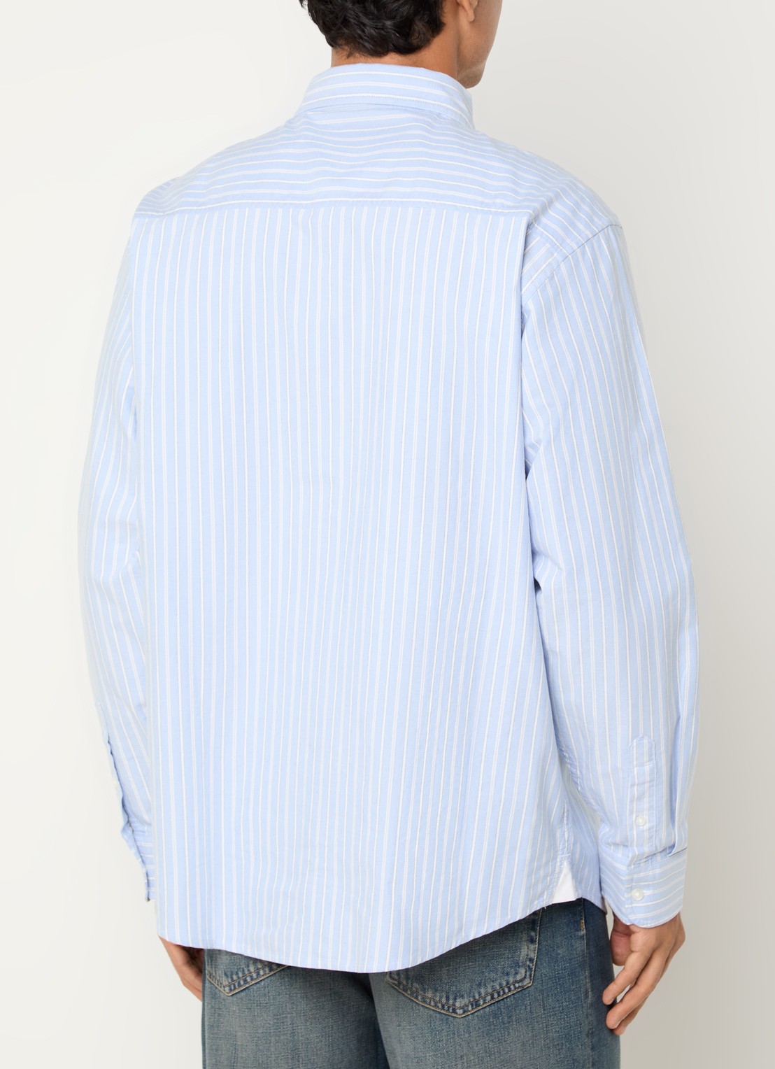 Carhartt WIP Kanan overhemd met borstzak - achterkant 2 blauwgrijs
