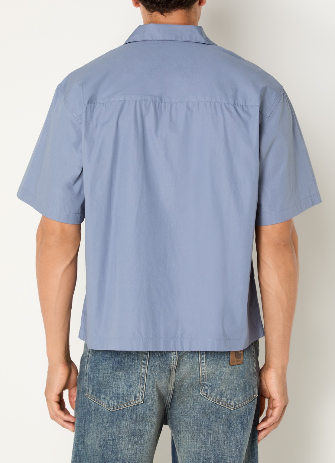 Carhartt WIP Kendry regular fit overhemd met borstzak - achterkant 4 staalblauw