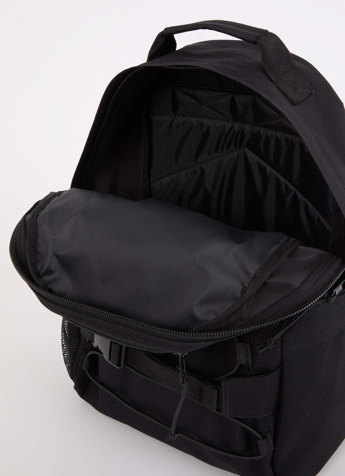Carhartt WIP Kickflip rugzak met logo - detail 3 zwart