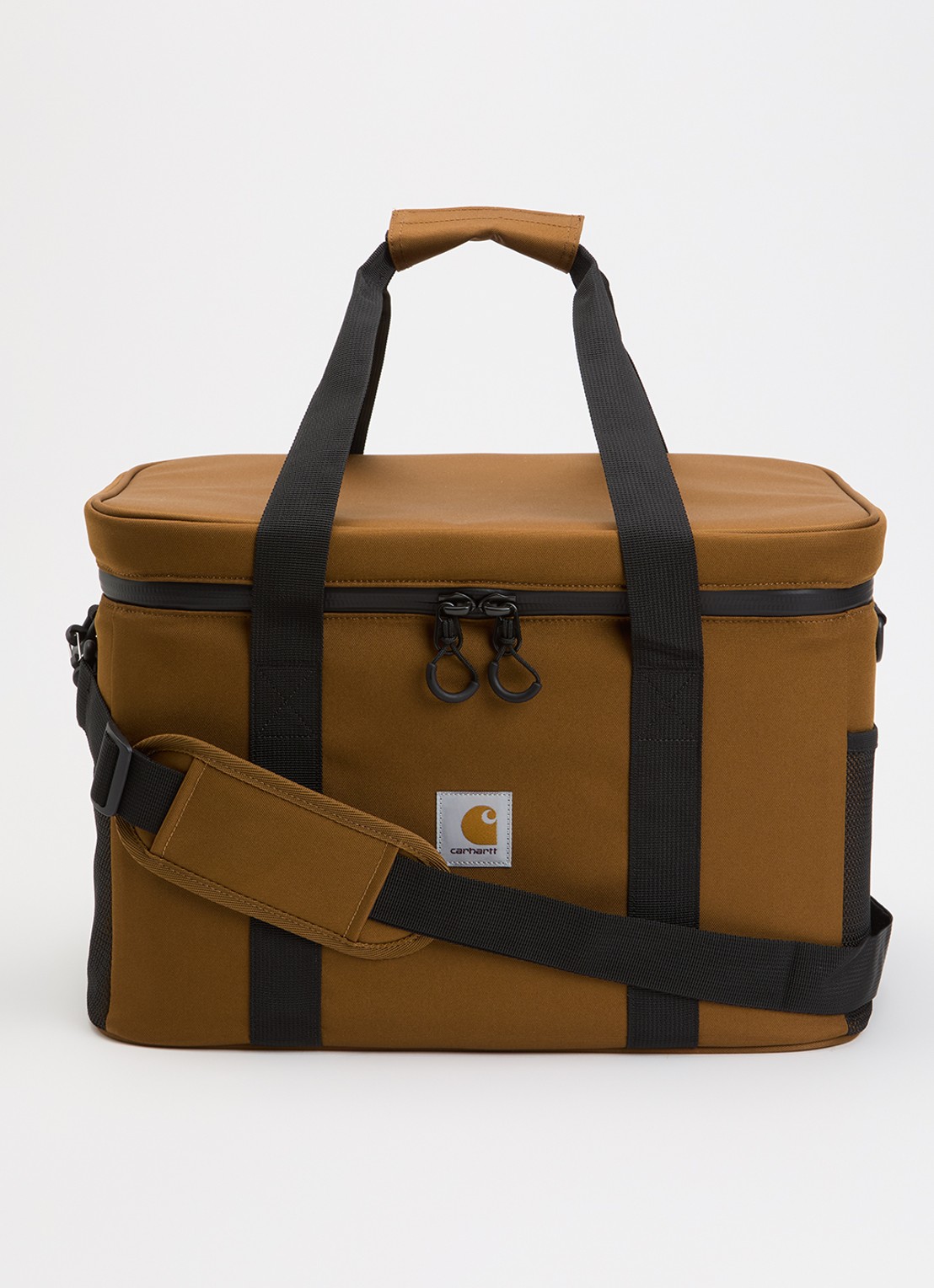 Carhartt WIP Koeltas 27 cm  - voorkant 3 beige