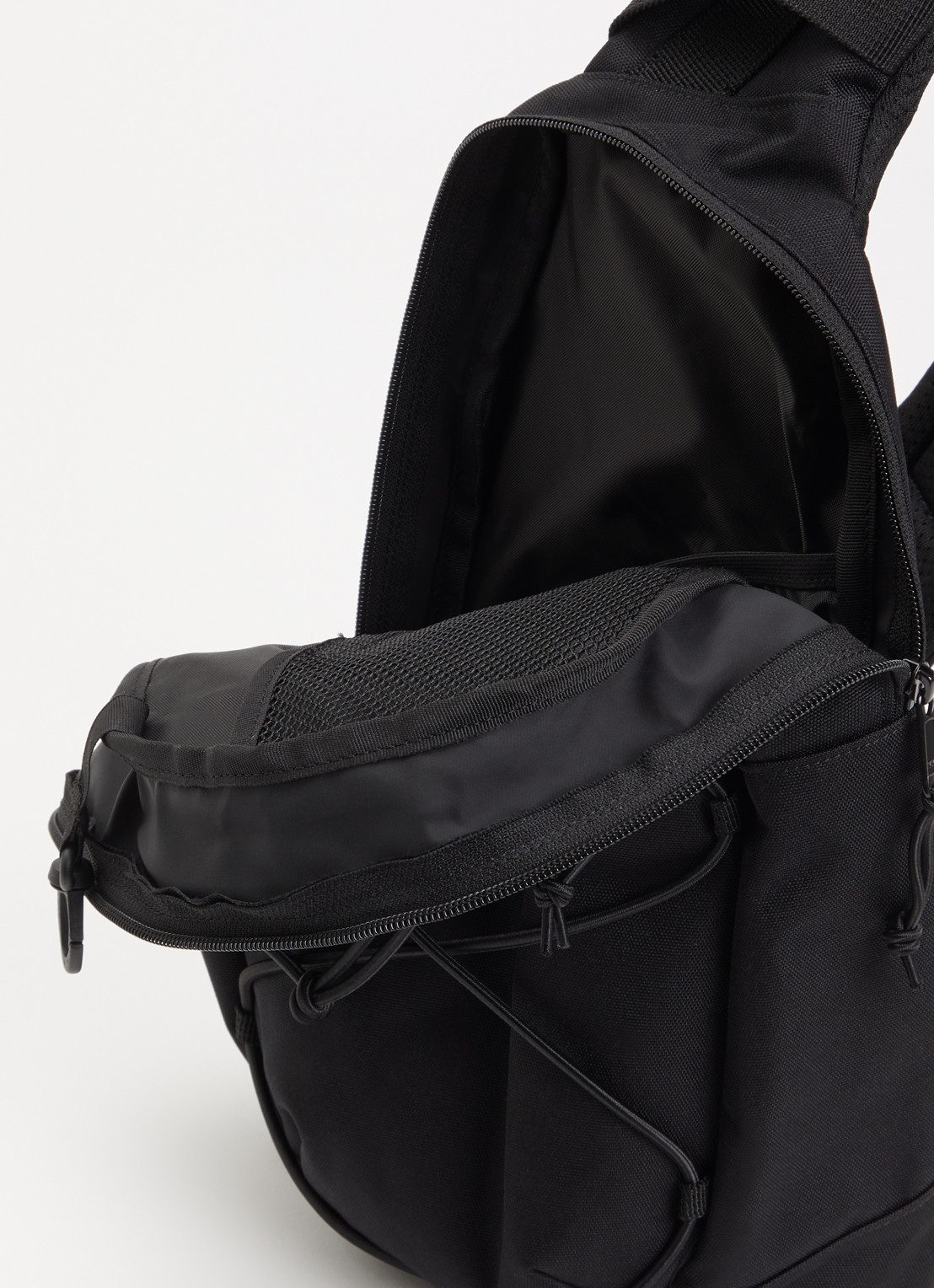 Carhartt WIP Kyle schoudertas met logo en verstelbare schouderriem - detail 3 zwart