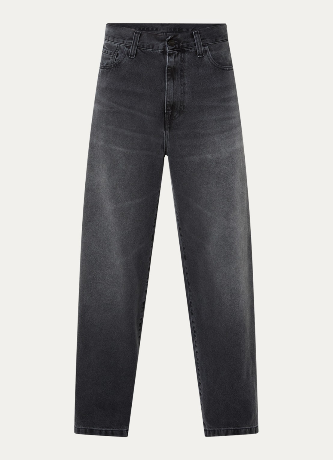 Carhartt WIP Landon wide leg jeans met gekleurde wassing - voorkant zwart
