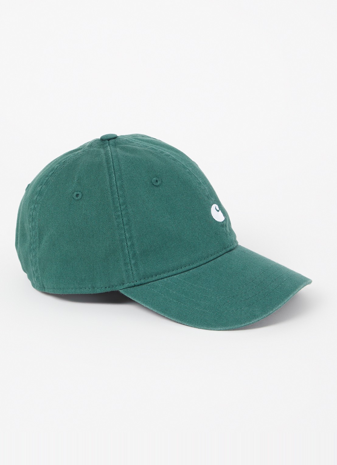 Carhartt WIP Madison pet met logoborduring  - voorkant 2 zeegroen