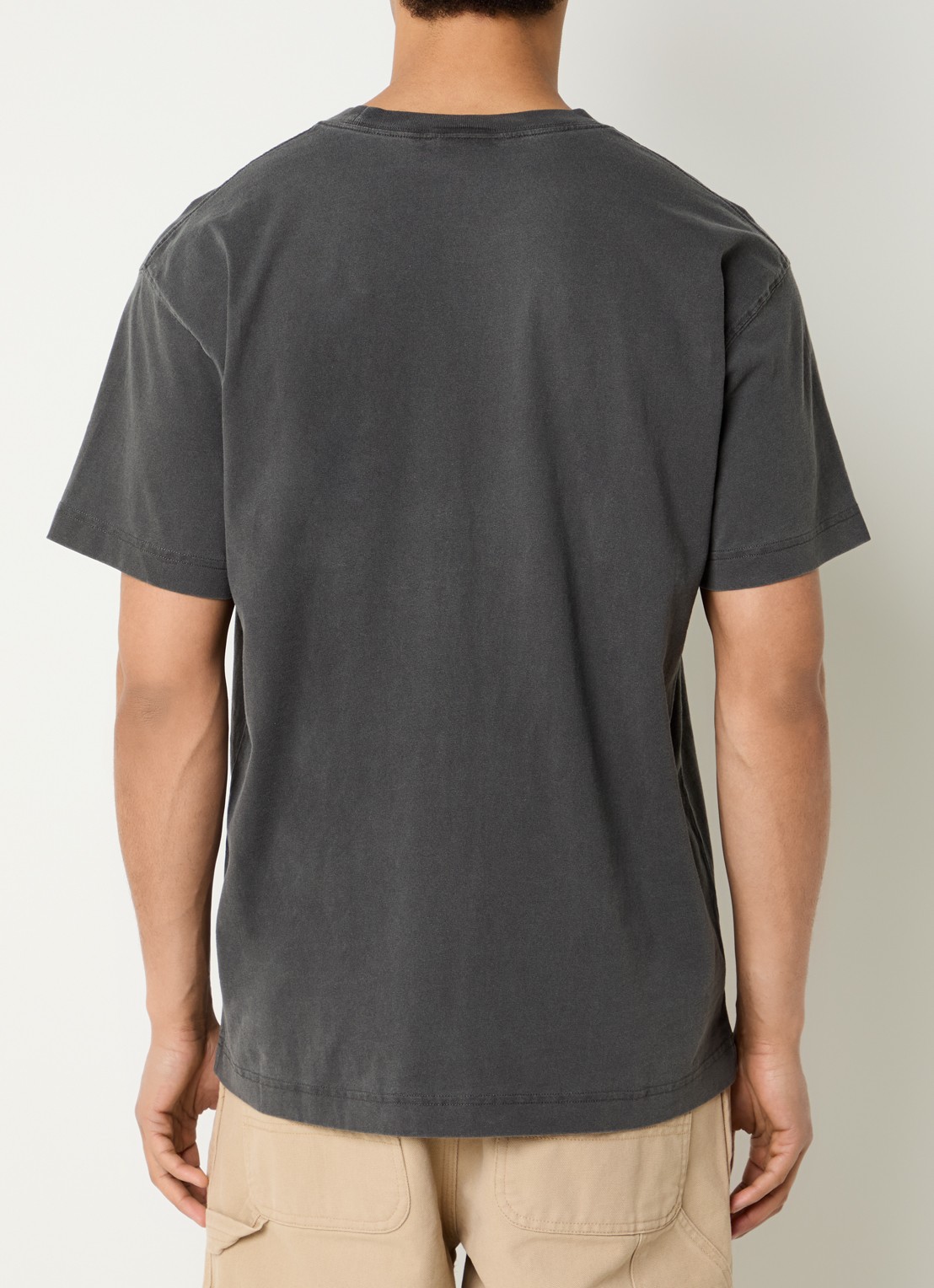 Carhartt WIP Nelson T-shirt met logo - achterkant zwart
