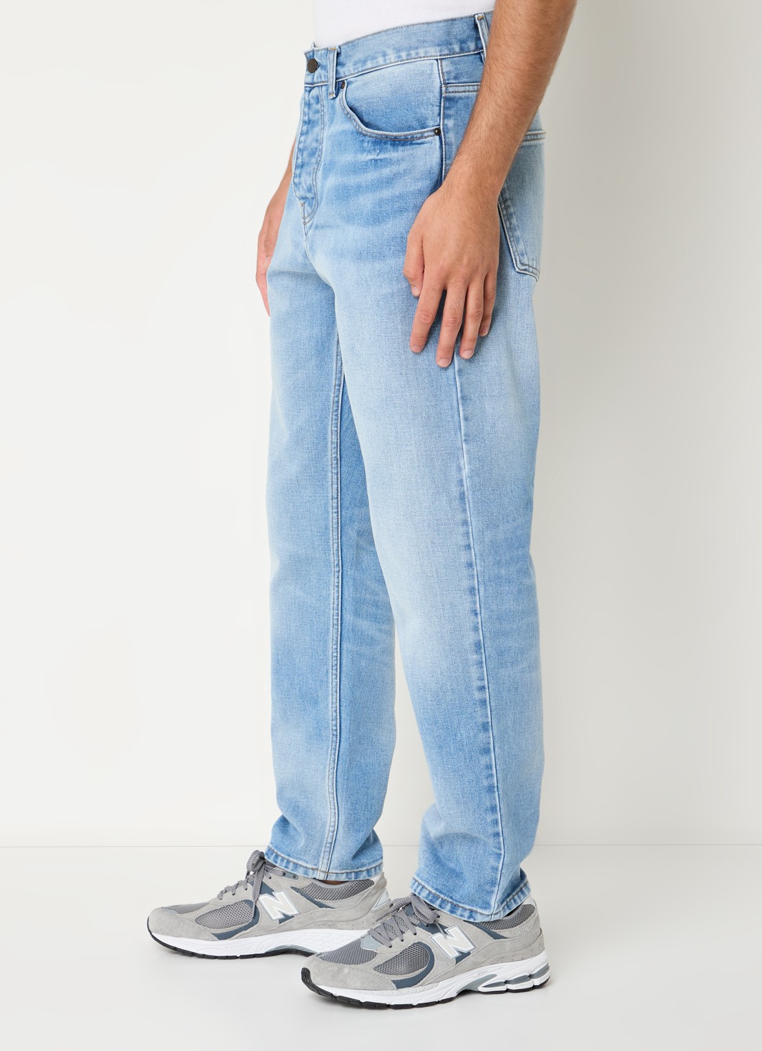 Carhartt WIP Newel tapered jeans met steekzakken  - detail 3 jeans
