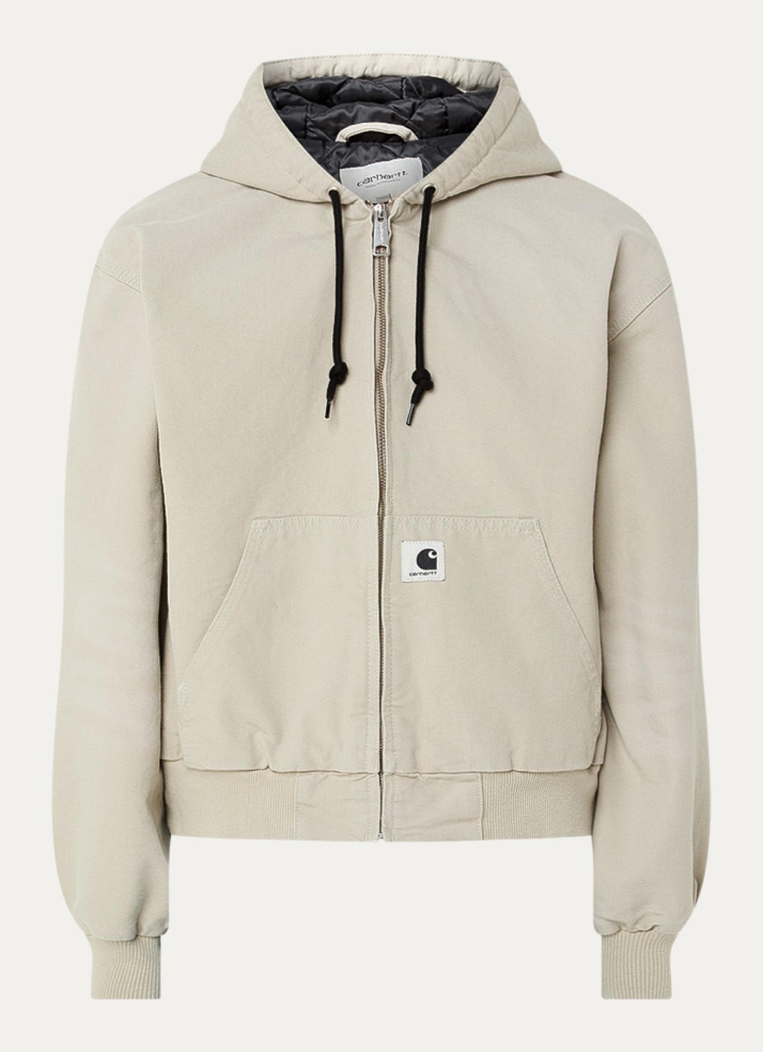 Carhartt WIP OG Active jack met steekzakken - voorkant 2 gebroken wit