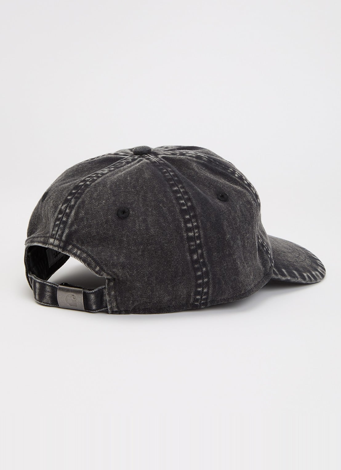 Carhartt WIP Pet van denim met logoborduring - detail zwart