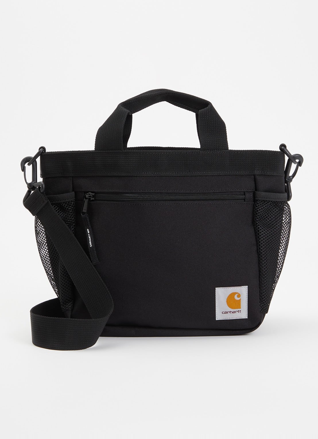 Carhartt WIP Philis schoudertas met afneembare schouderriem - voorkant zwart