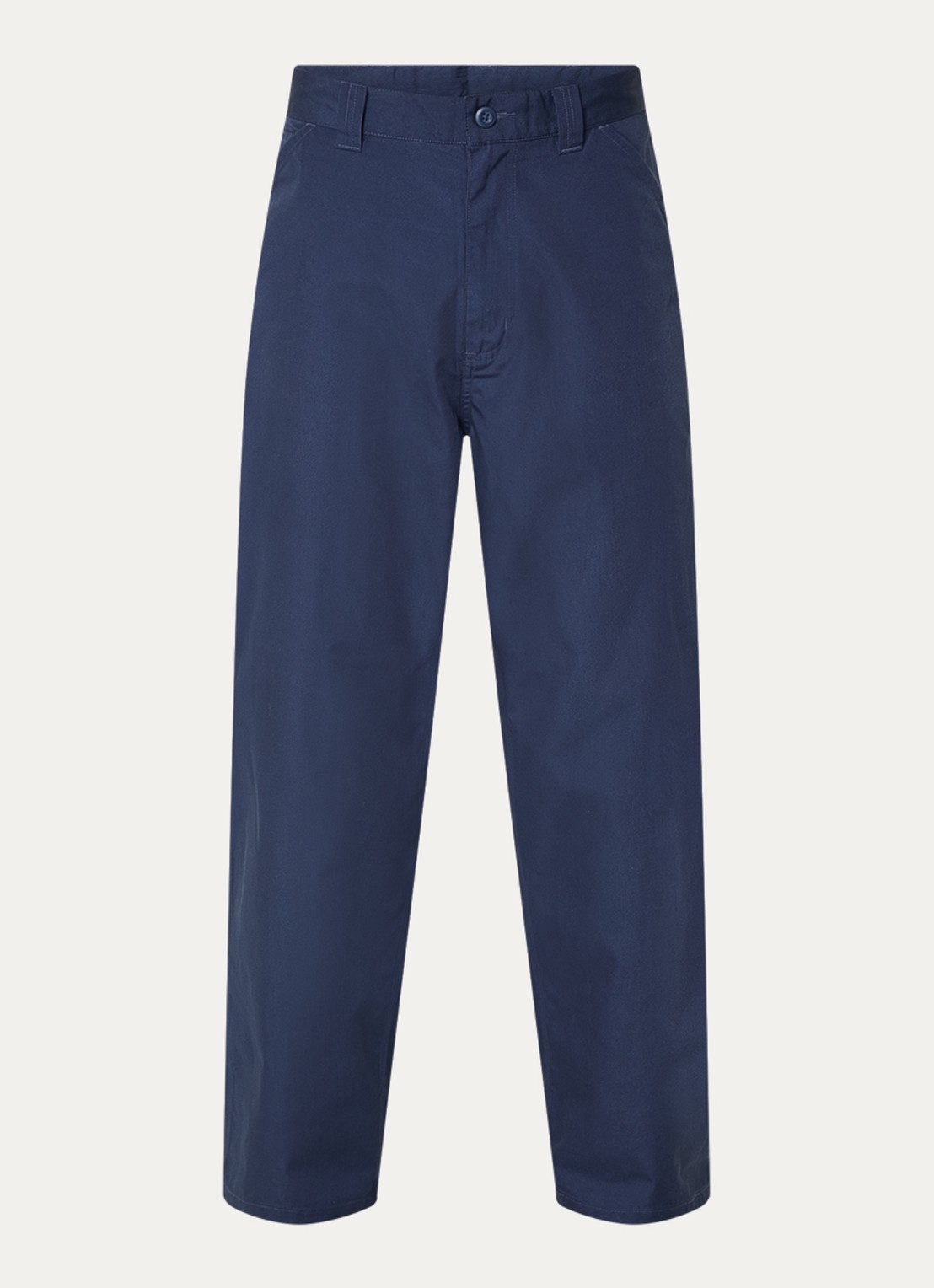 Carhartt WIP Postal straight fit broek met steekzakken - voorkant 4 blauw