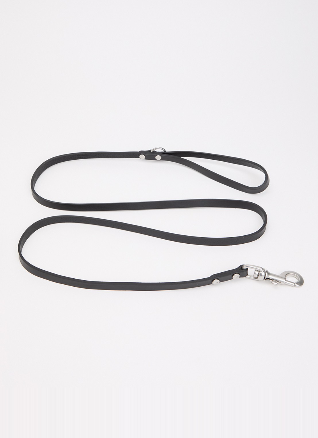 Carhartt WIP Script Studs hondenriem - voorkant zwart