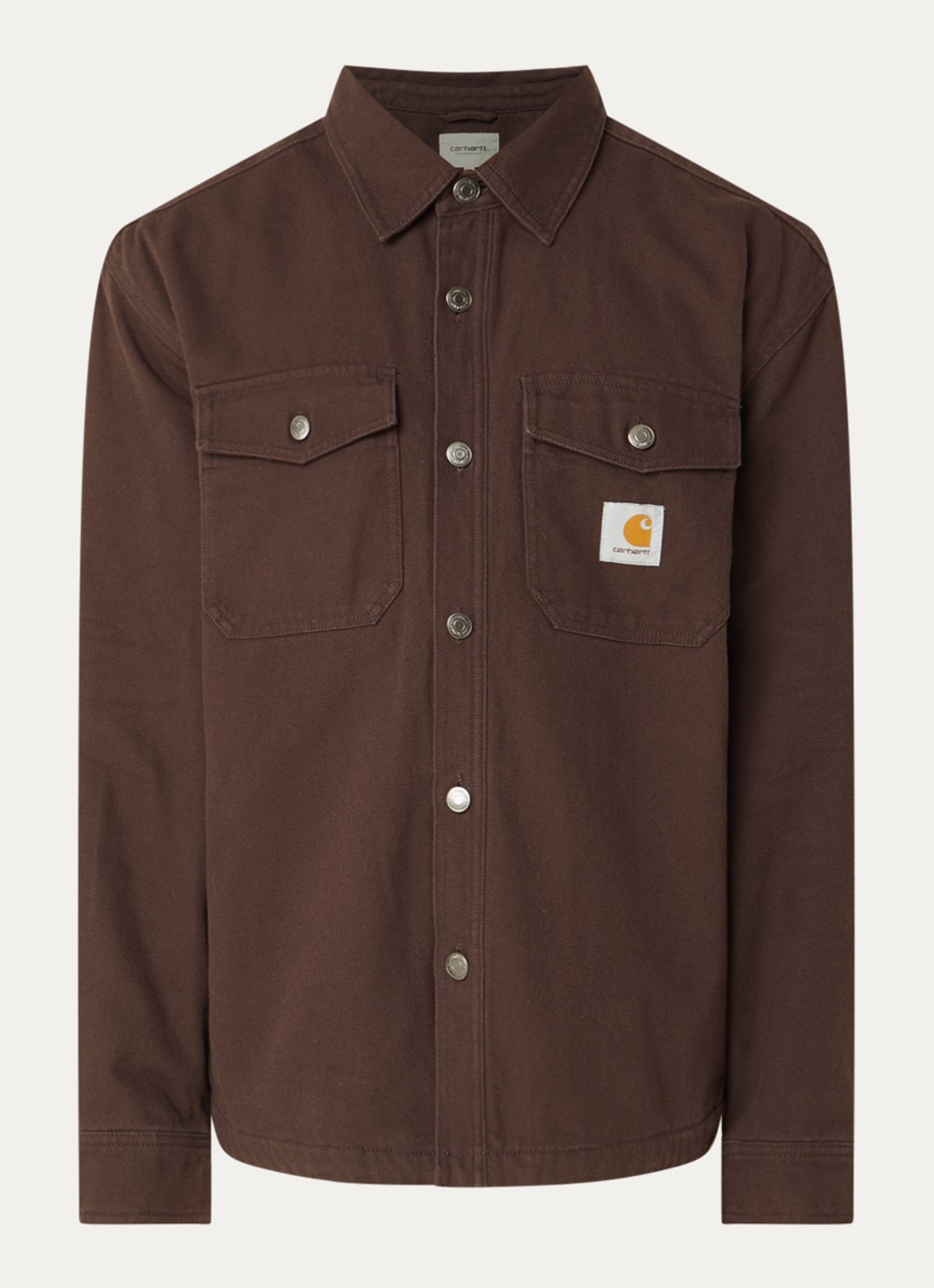 Carhartt WIP Selby jack met borstzakken - voorkant 2 bordeauxrood