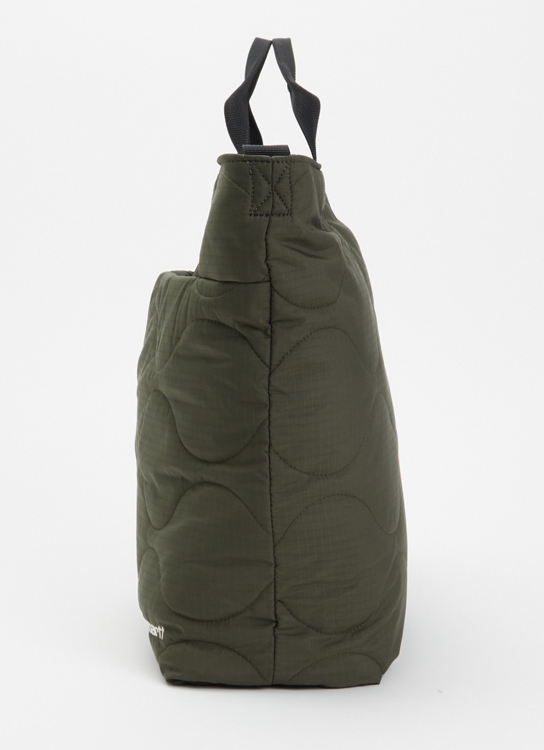 Carhartt WIP Skye shopper met logo en doorgestikte details - detail 3 legergroen