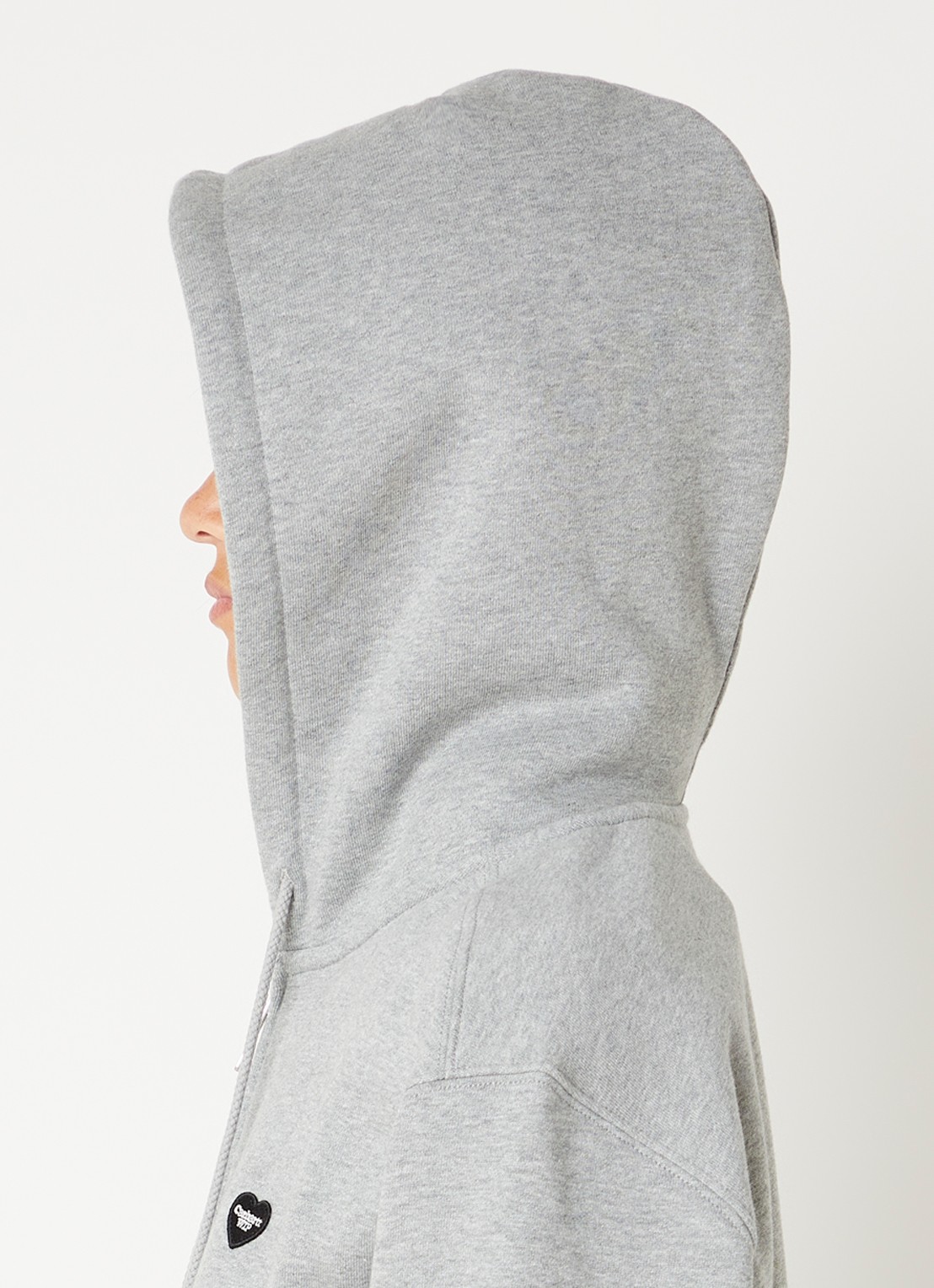 Carhartt WIP Small Heart sweatvest met logo - detail 2 grijs