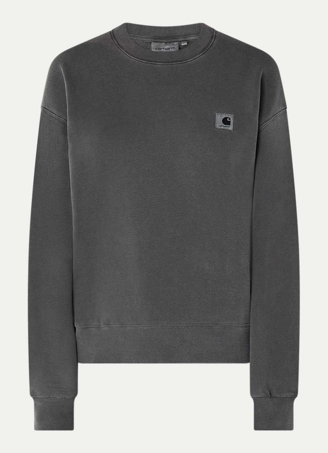 Carhartt WIP Sweater met logo - voorkant zwart