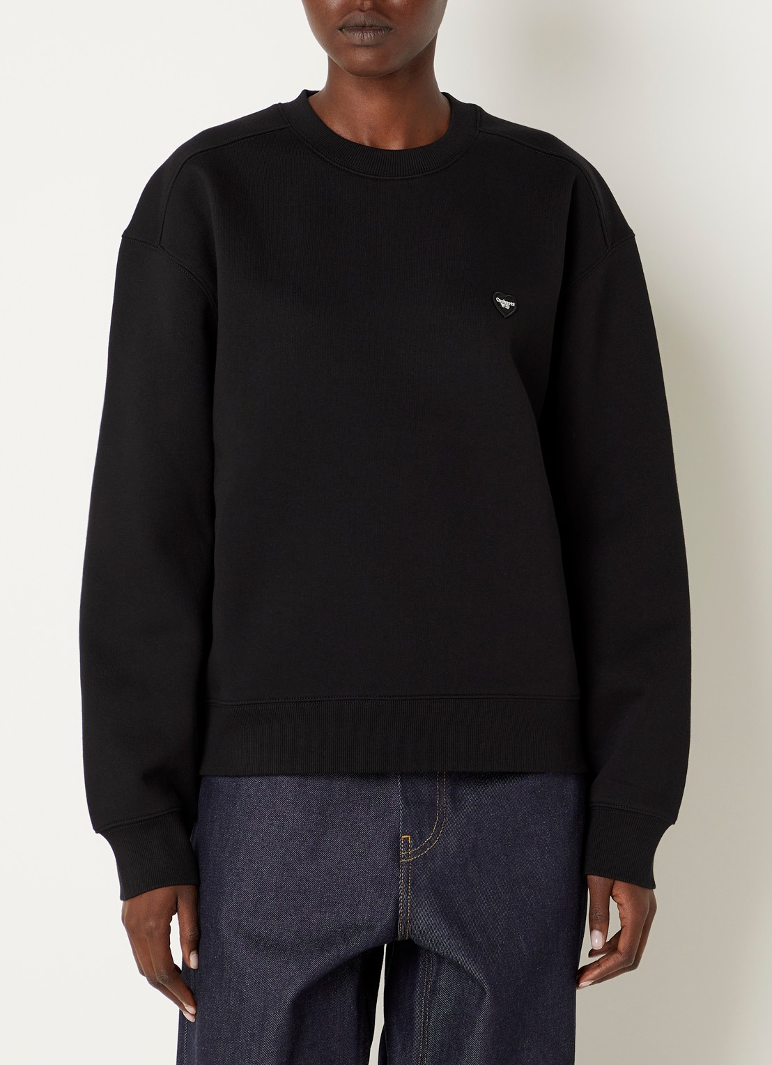 Carhartt WIP Sweater met logo - detail 3 zwart