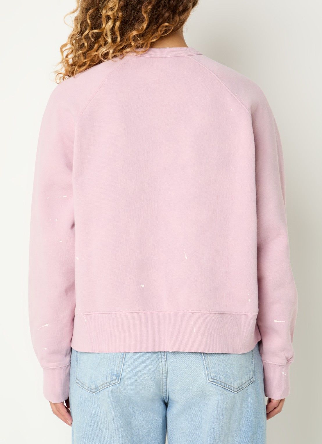 Carhartt WIP Sweater met logoprint - achterkant 3 roze