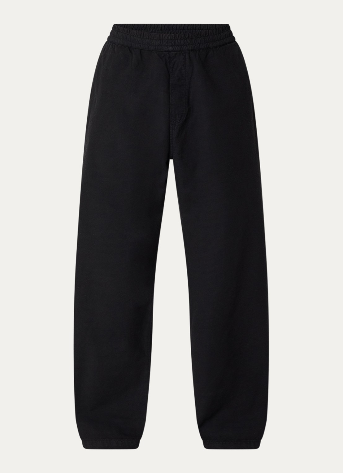 Carhartt WIP Walton straight fit jeans met gekleurde wassing - voorkant 4 zwart