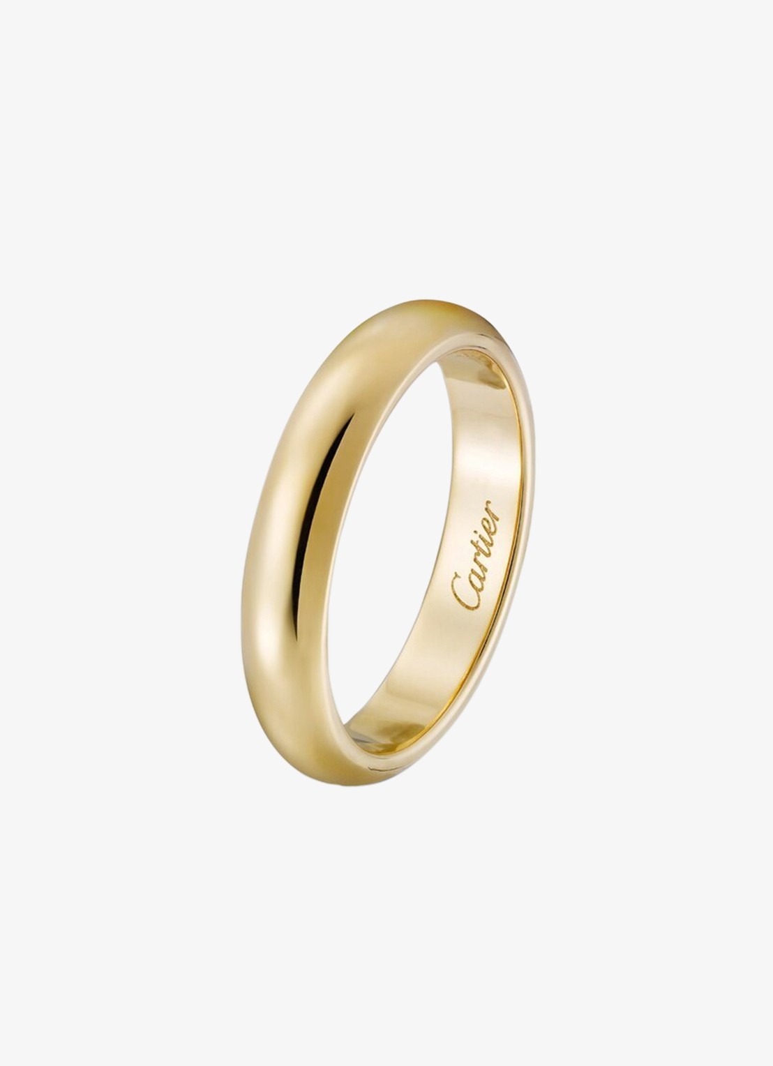 Cartier 1895 trouwring van 18 karaat geelgoud CRB40312 - detail geelgoud