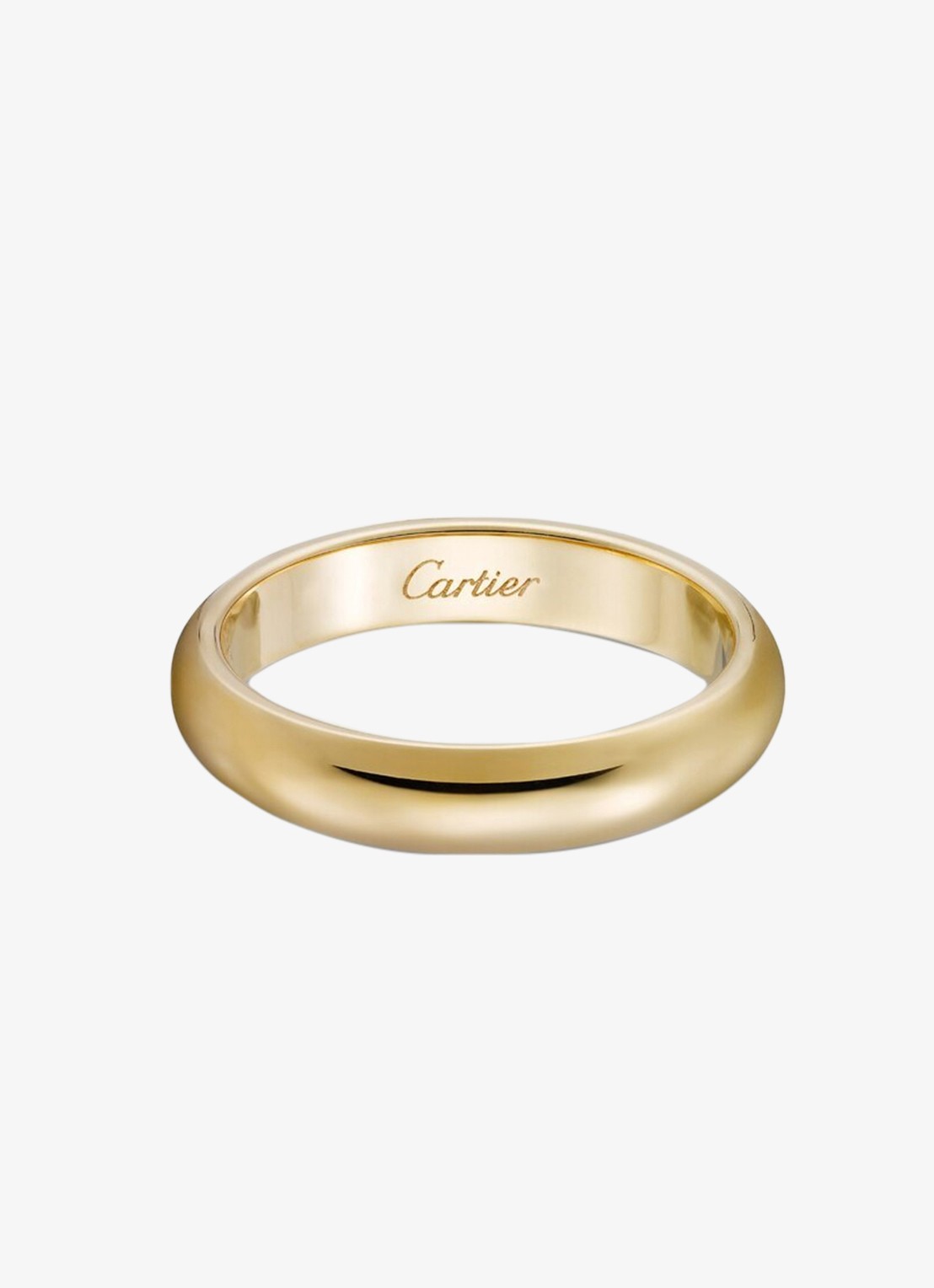 Cartier 1895 trouwring van 18 karaat geelgoud CRB40312 - voorkant 5 geelgoud