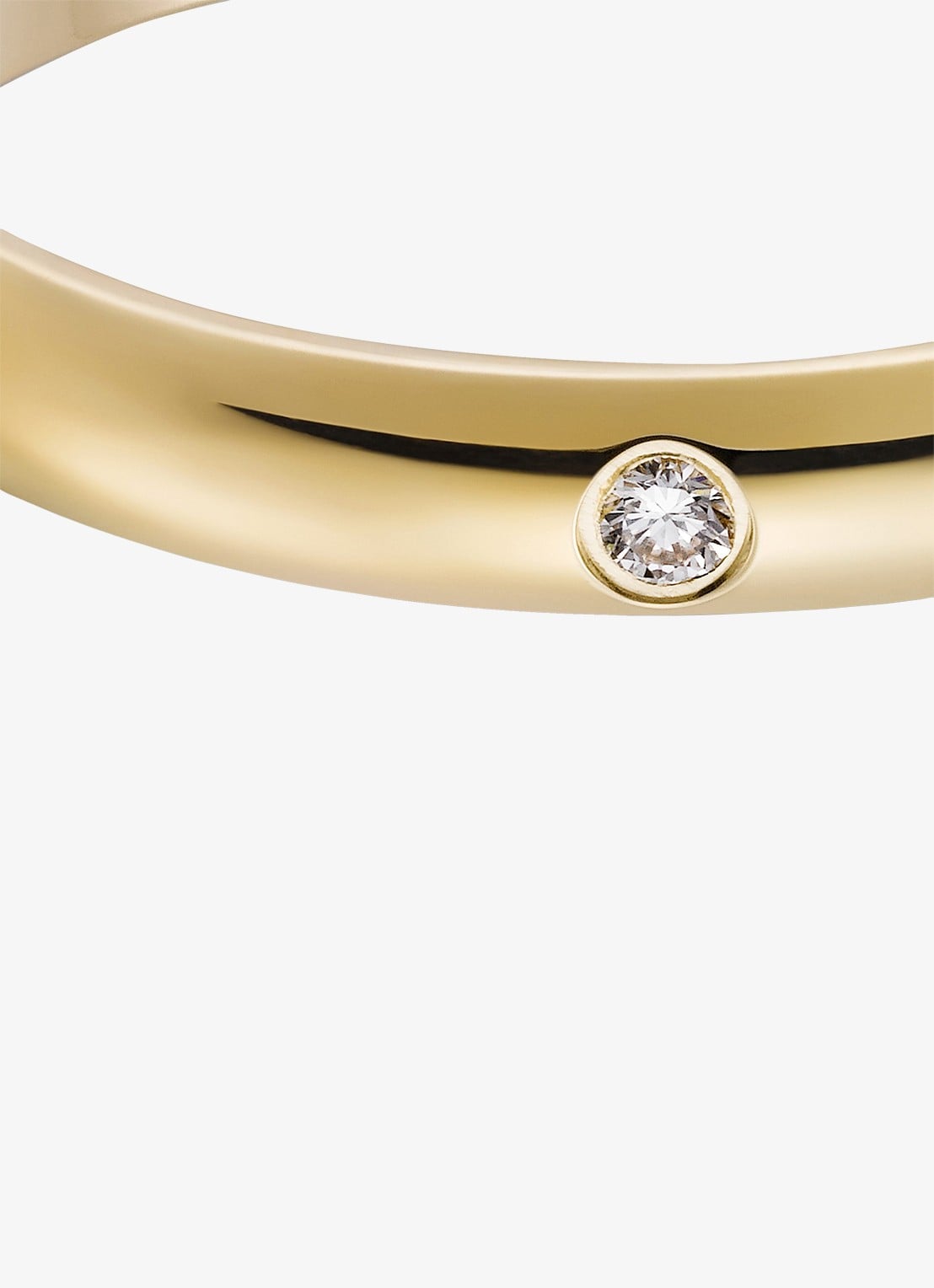 Cartier 1895 trouwring, van 18 karaat geelgoud met diamant CRB4057600 - detail 9 geelgoud