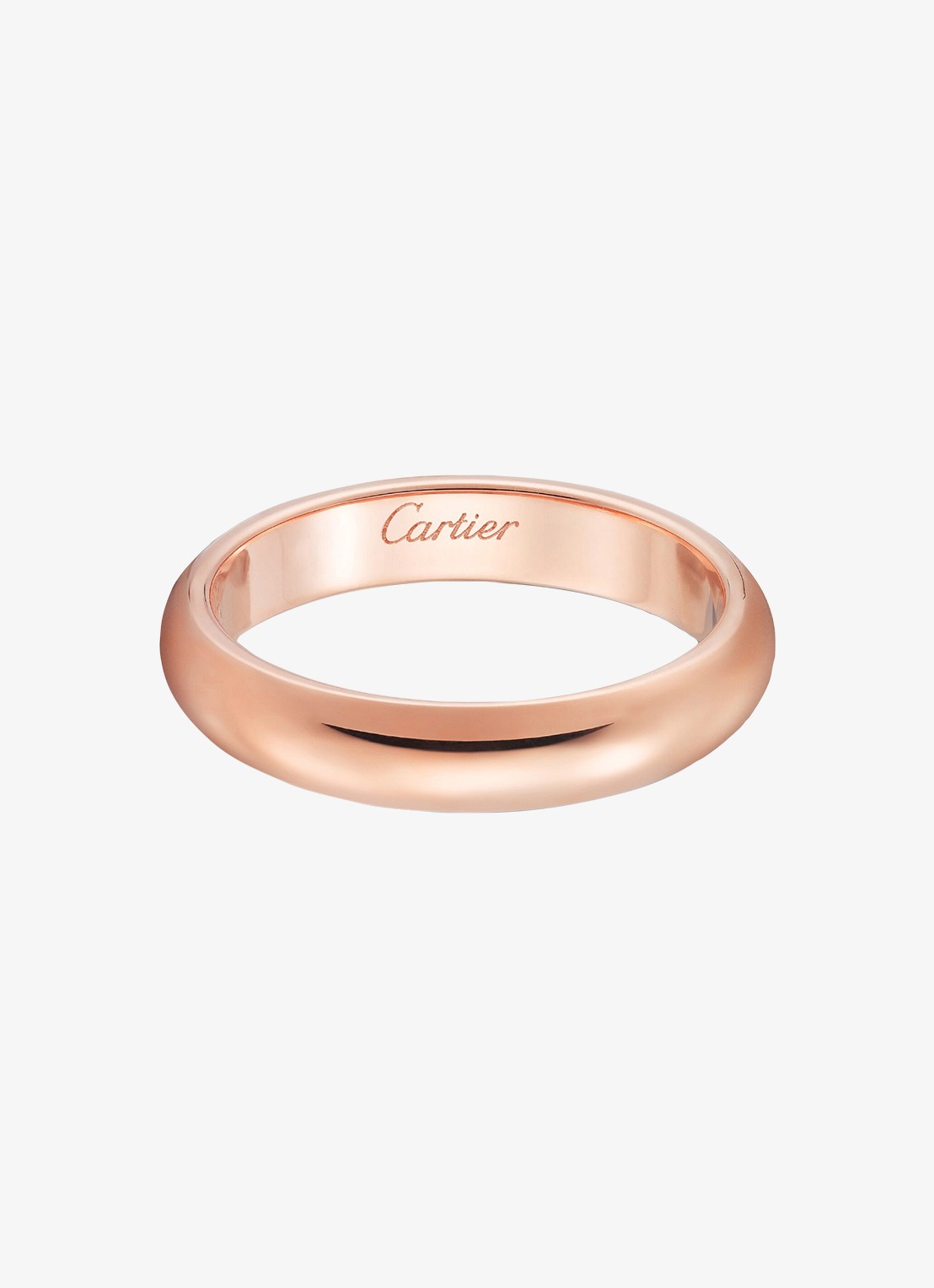 Cartier 1895 trouwring van 18 karaat roségoud CRB40966 - voorkant 5 roségoud