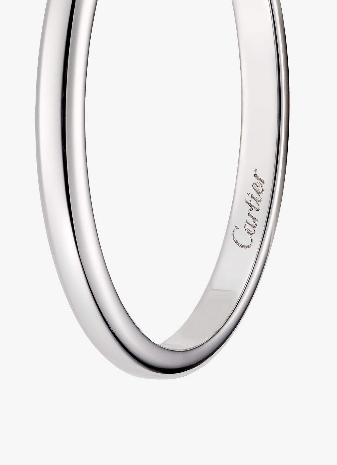 Cartier 1895 trouwring van platina CRB40780 - detail 7 zilver