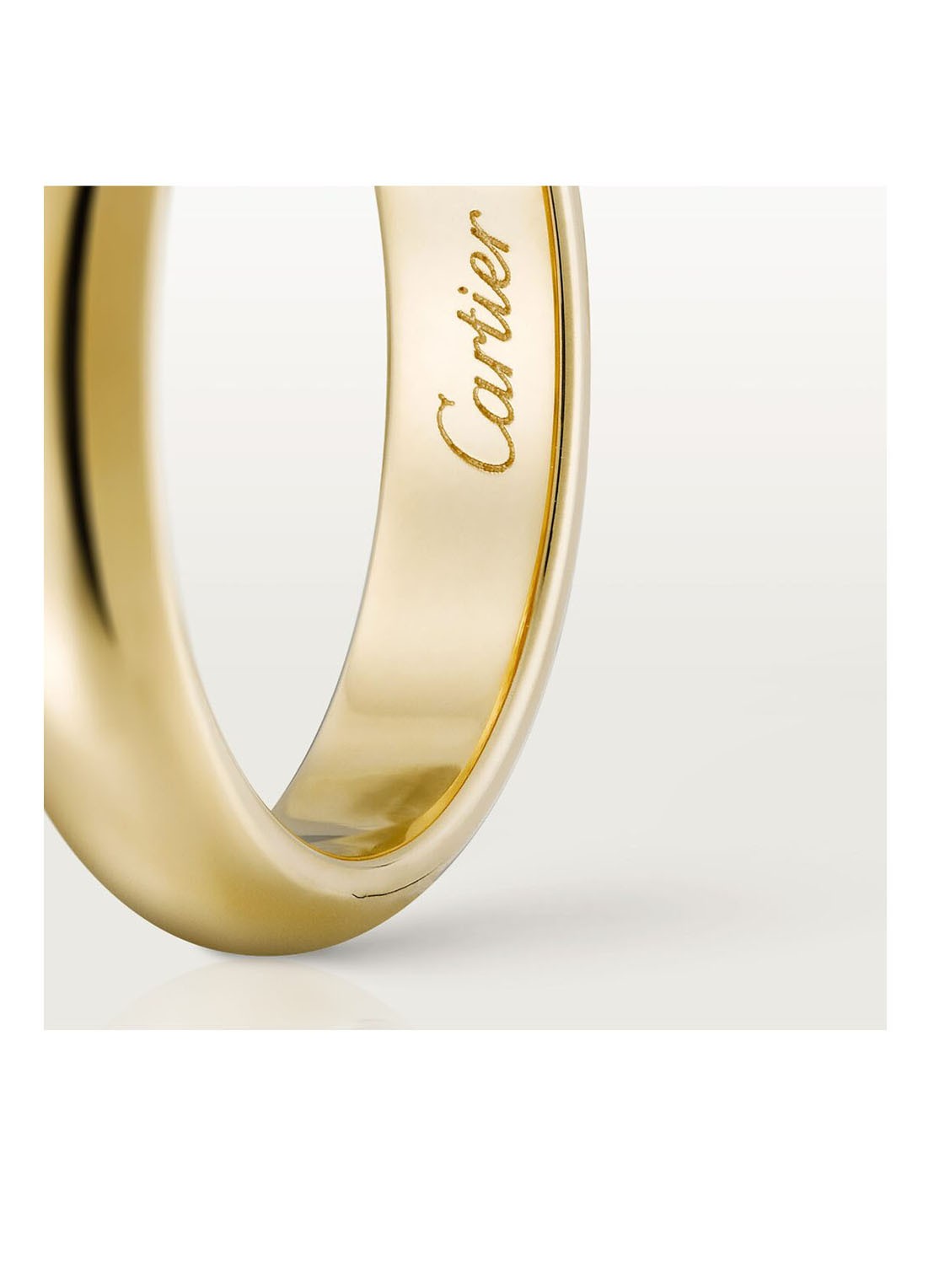 Cartier 1895 Wedding band ring van geelgoud CRB40312 - detail 3 geelgoud