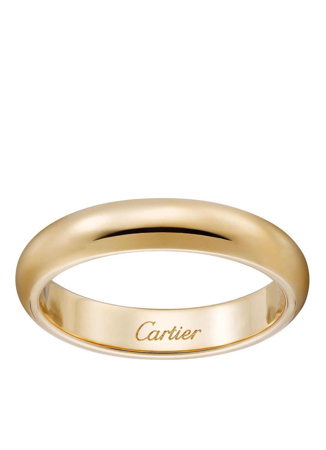 Cartier 1895 Wedding band ring van geelgoud CRB40312 - voorkant 4 geelgoud