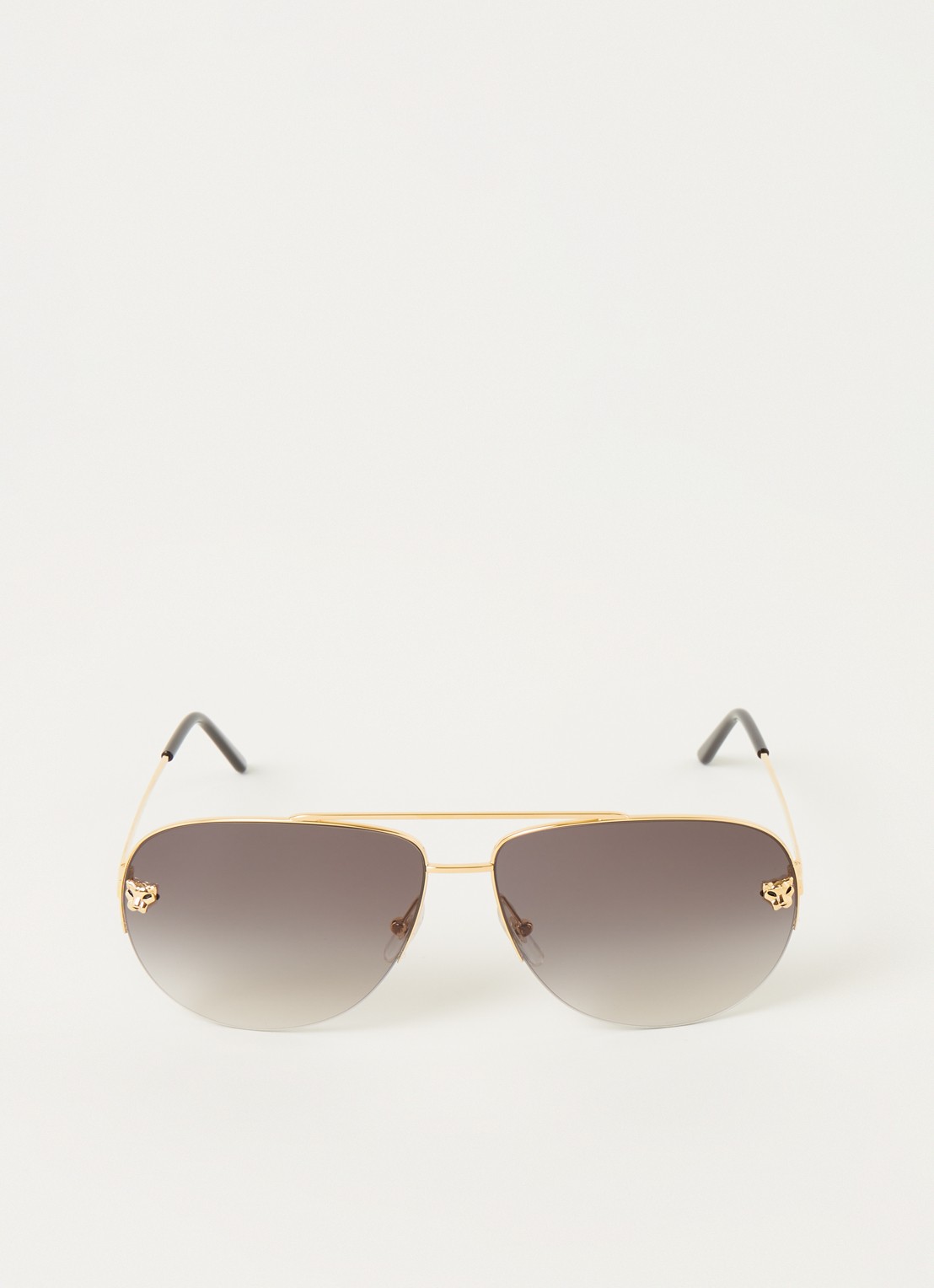Cartier Aviator zonnebril CT0065S - voorkant 4 goud