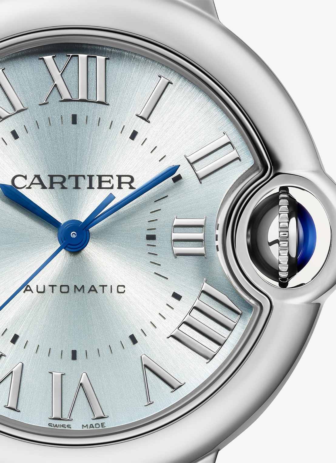 Cartier Ballon Bleu de Cartier horloge, 33 mm CRWSBB0062 - achterkant zilver