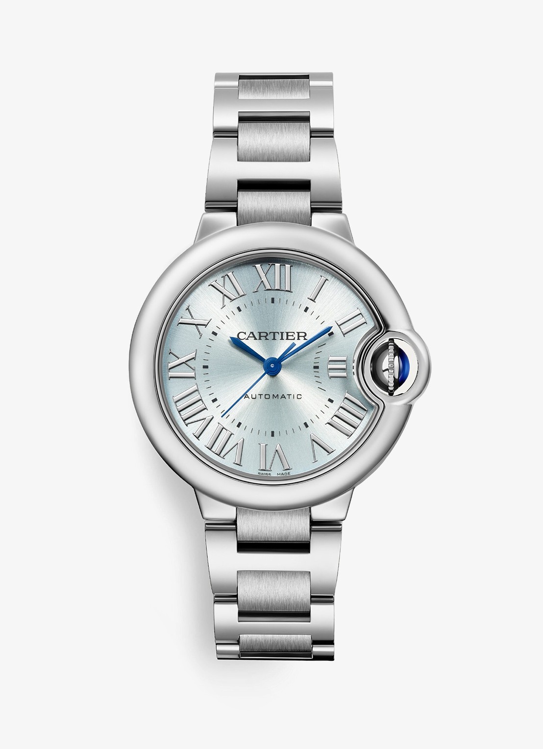 Cartier Ballon Bleu de Cartier horloge, 33 mm CRWSBB0062 - voorkant 7 zilver