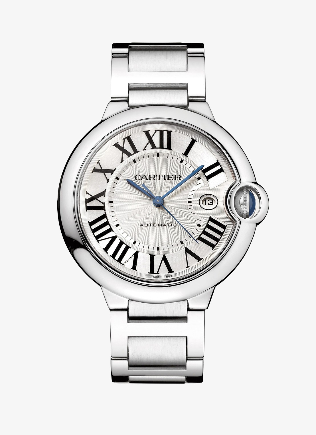 Cartier Ballon Bleu de Cartier horloge, 42 mm CRWSBB0049 - voorkant 6 zilver