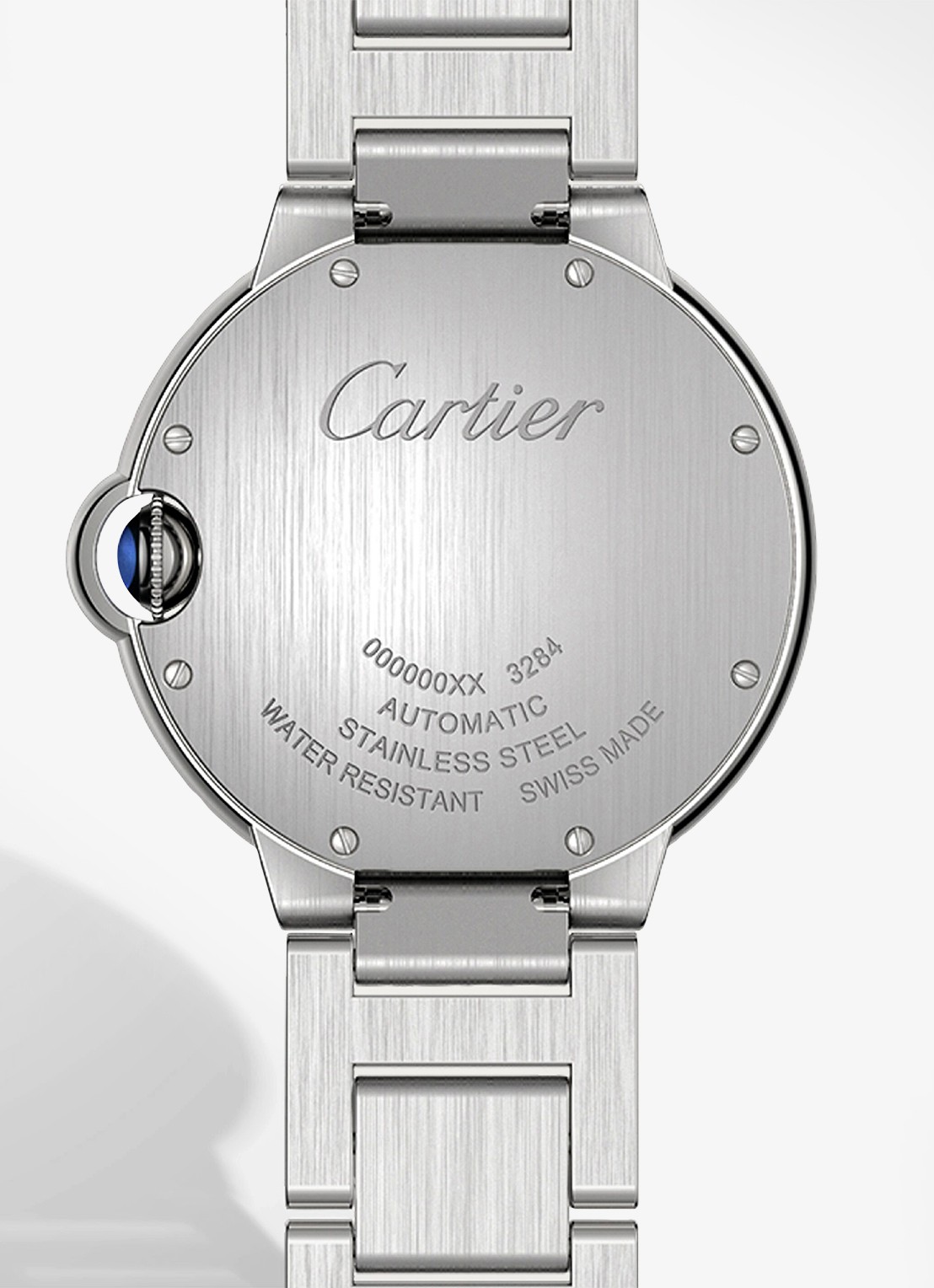 Cartier Ballon Bleu de Cartier horloge CRW4BB0024 - detail 2 zilver
