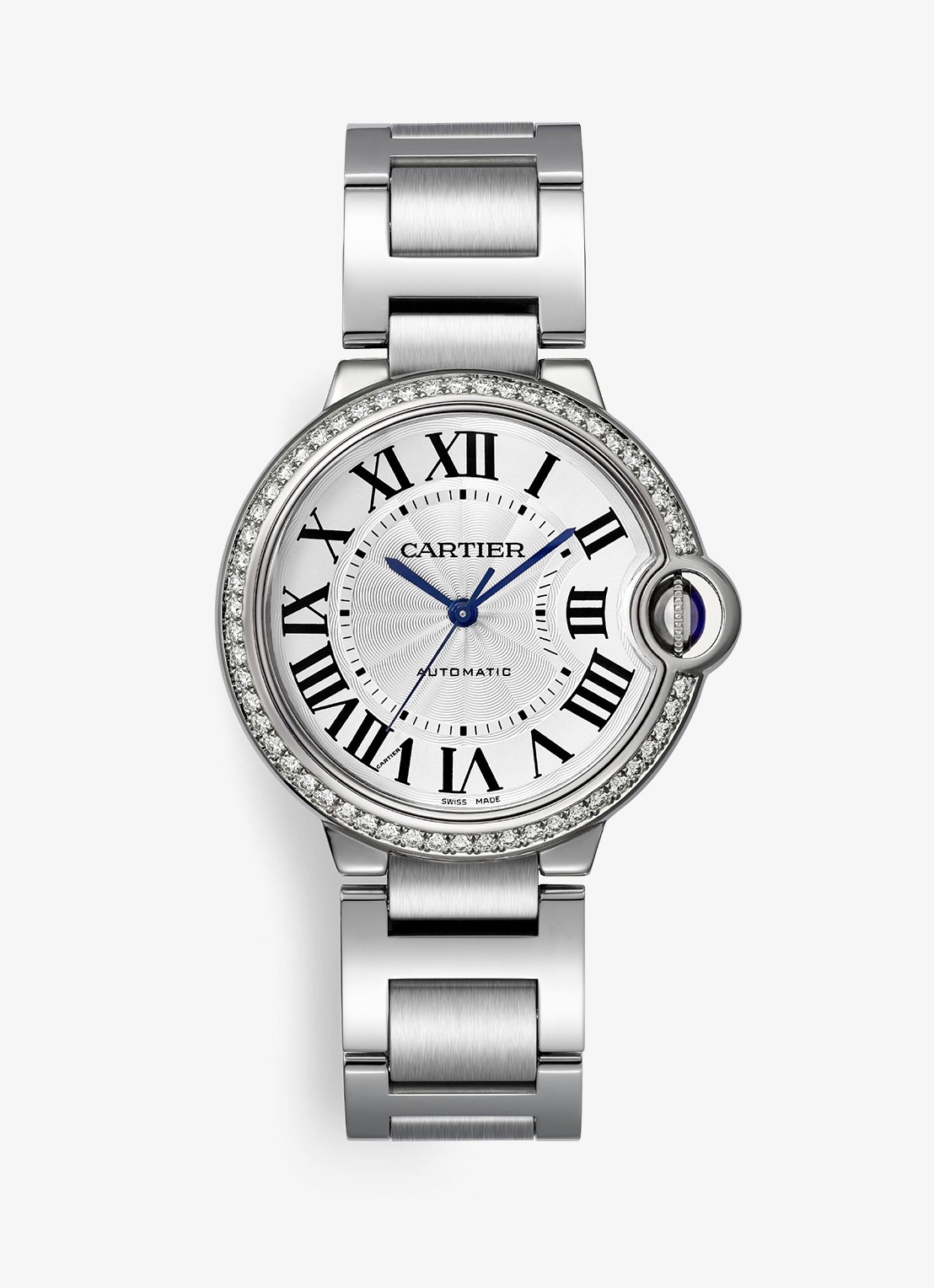 Cartier Ballon Bleu de Cartier horloge CRW4BB0024 - voorkant 7 zilver