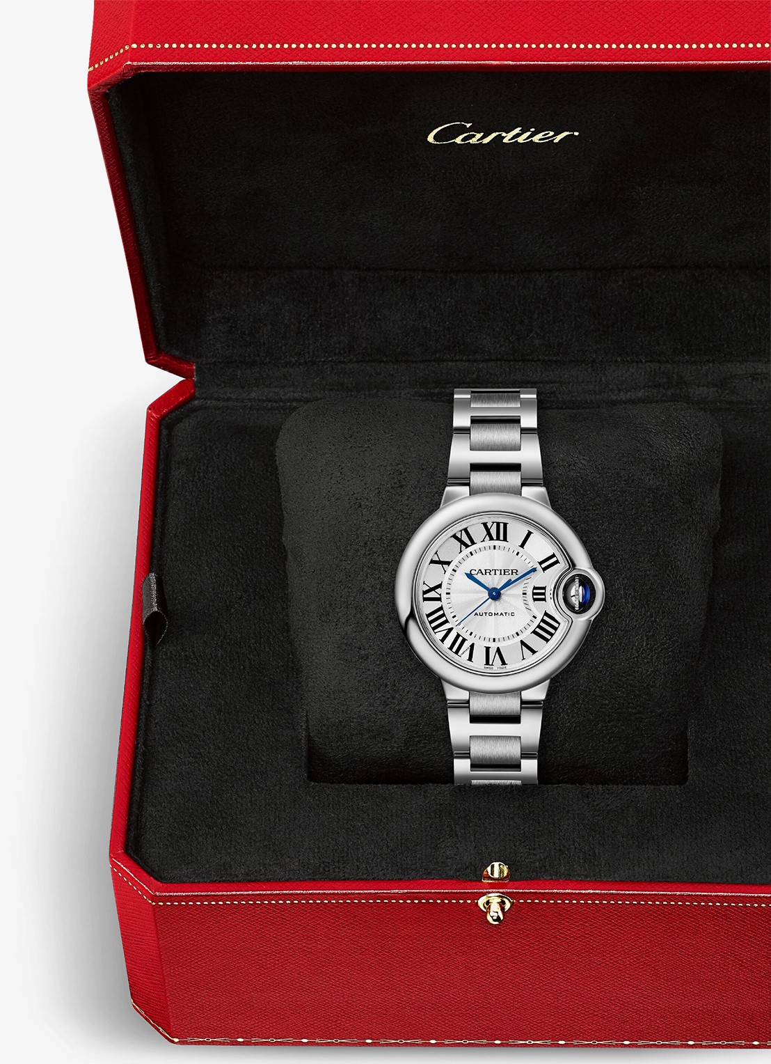 Cartier Ballon Bleu de Cartier horloge CRWSBB0044 - detail 2 zilver