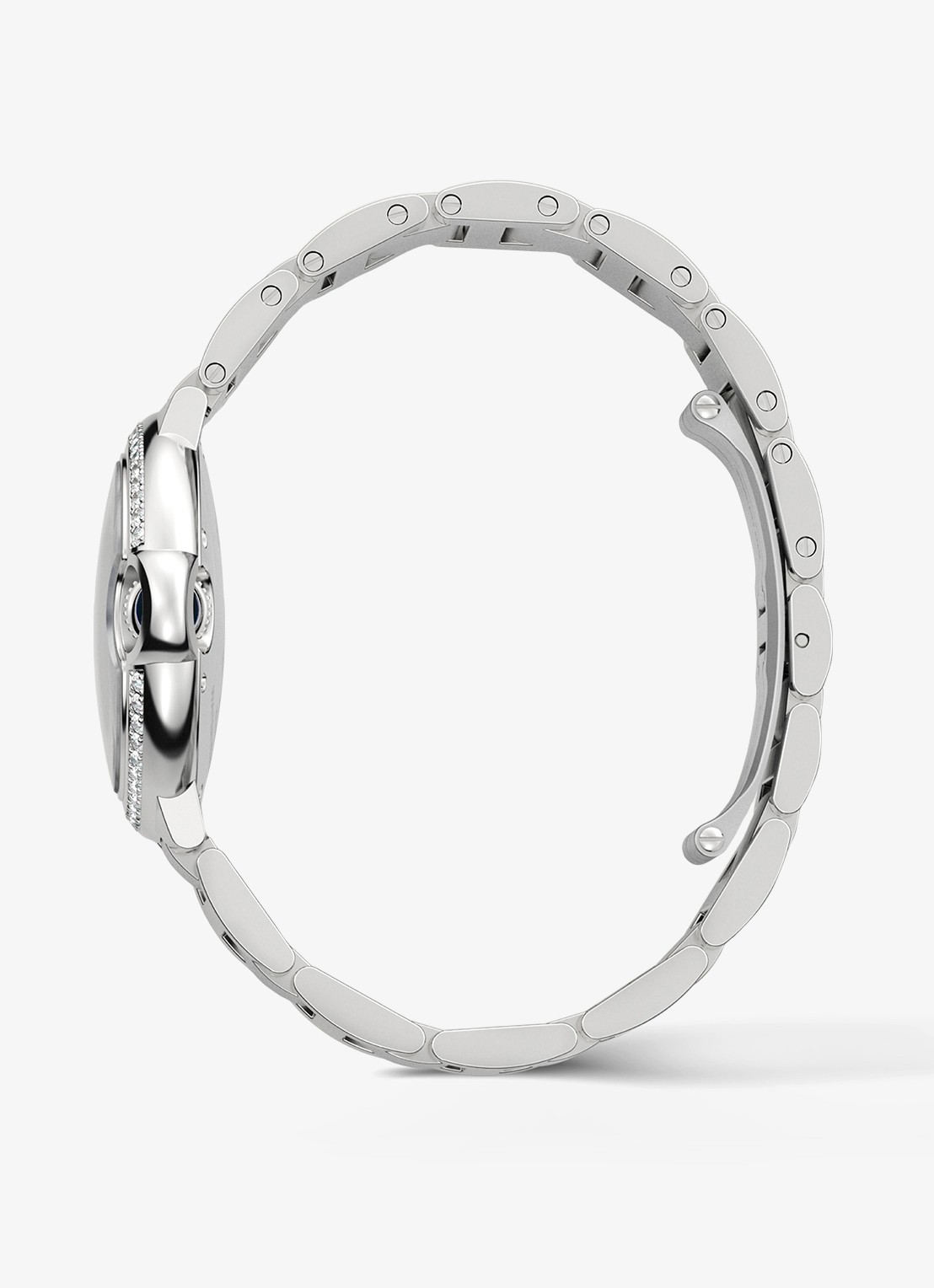 Cartier Ballon Bleu de Cartier horloge met 0,58 ct diamant CRW4BB0023 - detail 4 zilver