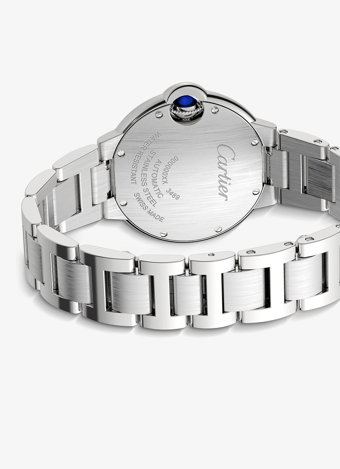 Cartier Ballon Bleu de Cartier horloge met 0,58 ct diamant - detail 4 zilver