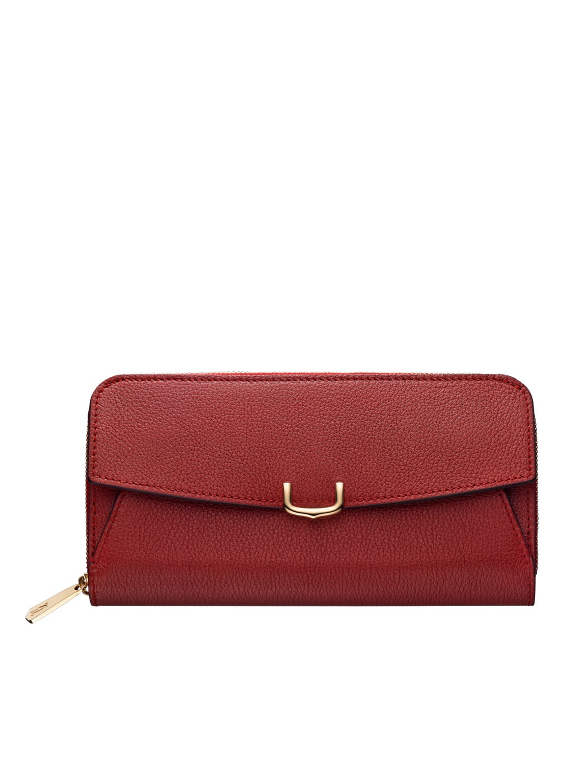 Cartier C de Cartier portemonnee van leer L3001530 - voorkant donkerrood
