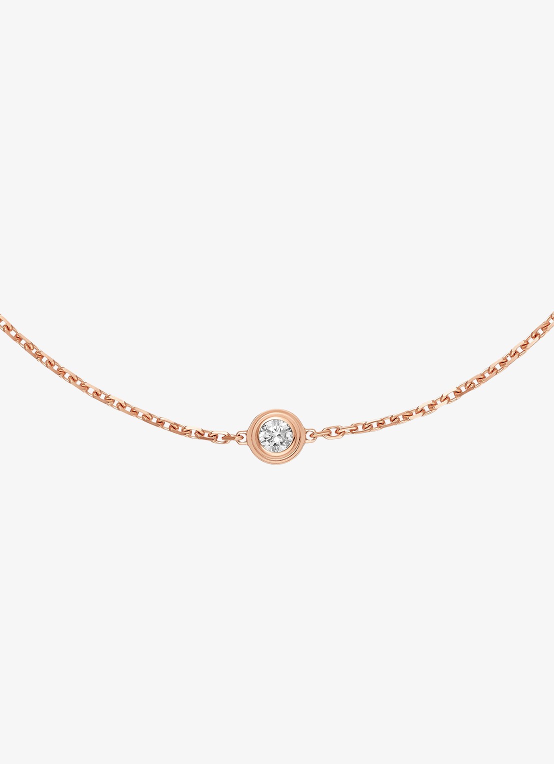 Cartier Cartier d'Amour armband, medium model van 18 karaat roségoud met 0.13 ct diamant CRB60630 - detail 6 roségoud