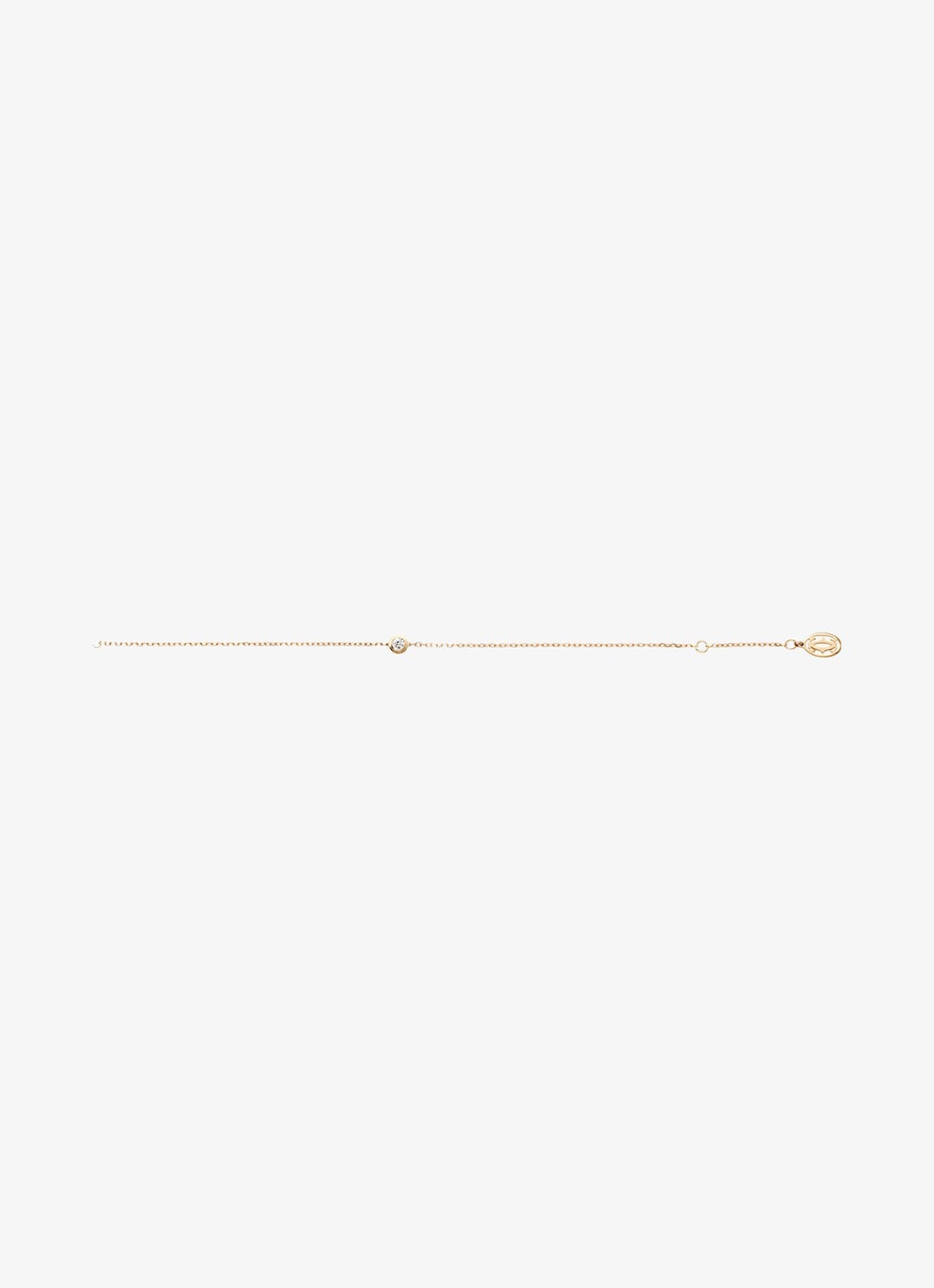 Cartier Cartier d'Amour armband, middel model van 18 karaat geelgoud met 0.13 ct met diamant CRB6062917 - achterkant 8 geelgoud