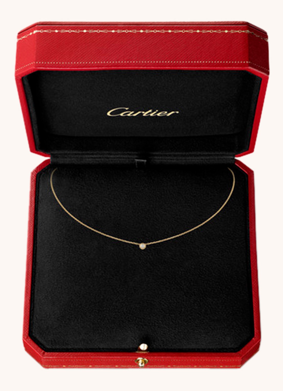 Cartier Cartier d'Amour ketting XS van 18k geelgoud met diamant CRB7224517 - detail 2 geelgoud