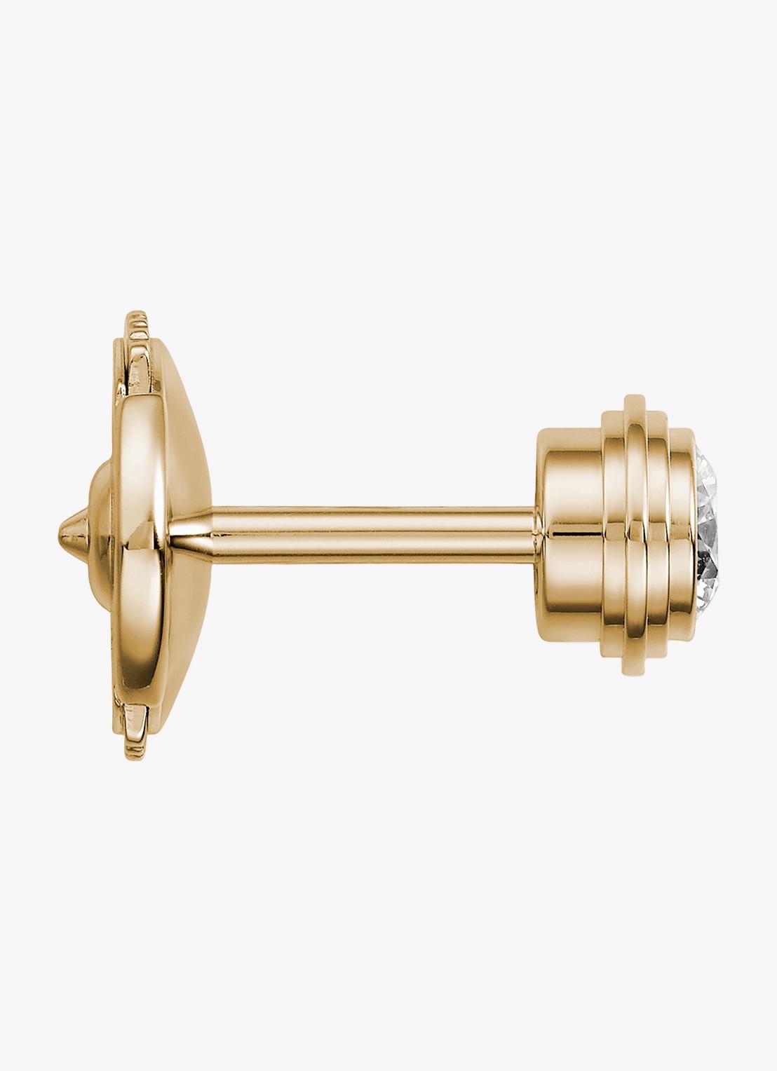 Cartier Cartier d'Amour oorstekers, middel model van 18 karaat geelgoud met 0.26 ct diamant DCRB8041600 - detail 2 geelgoud