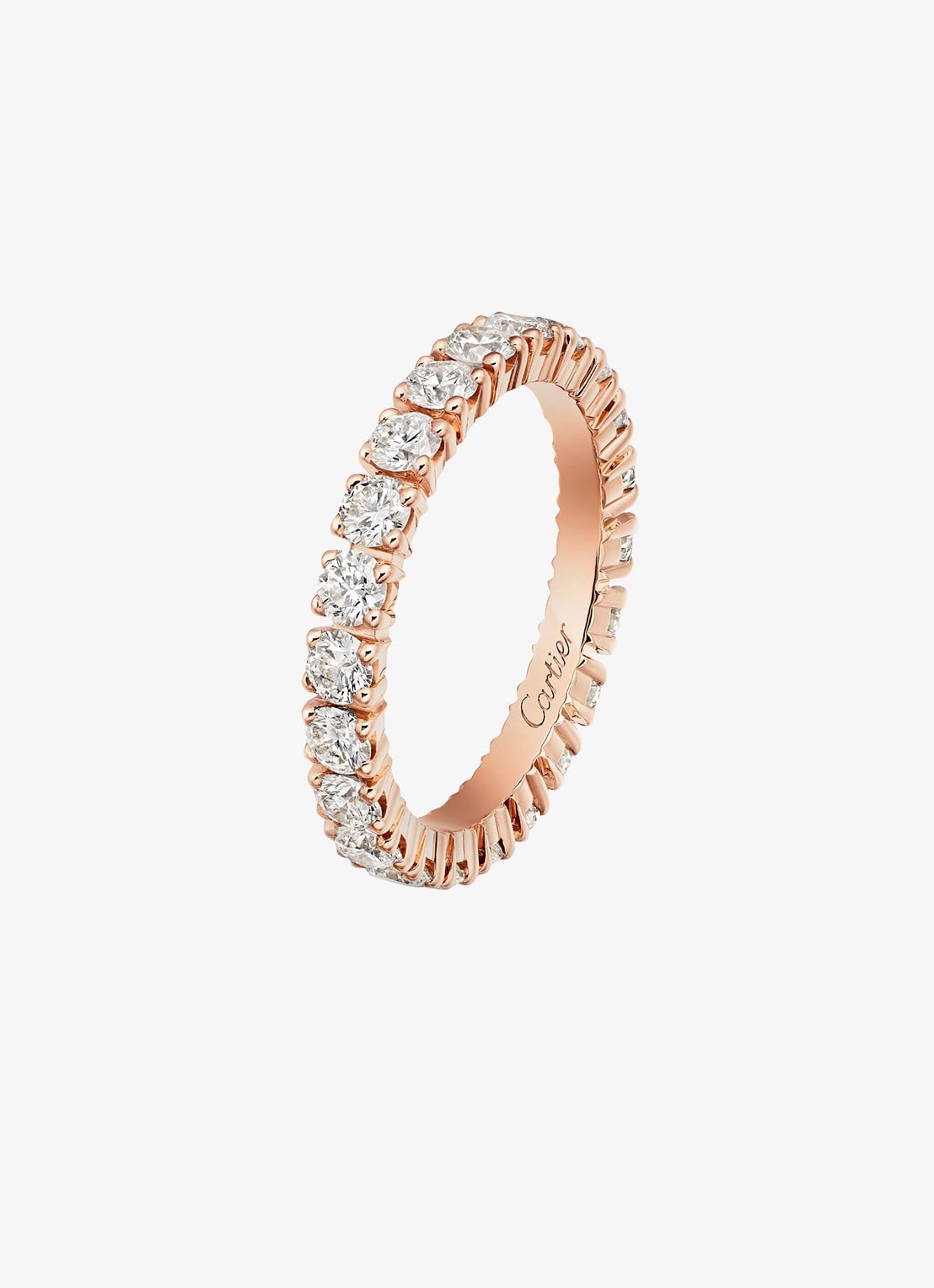 Cartier Cartier Destinée trouwring van 18 karaat roségoud met 1.34 ct diamant CRN4722700 - achterkant 3 roségoud