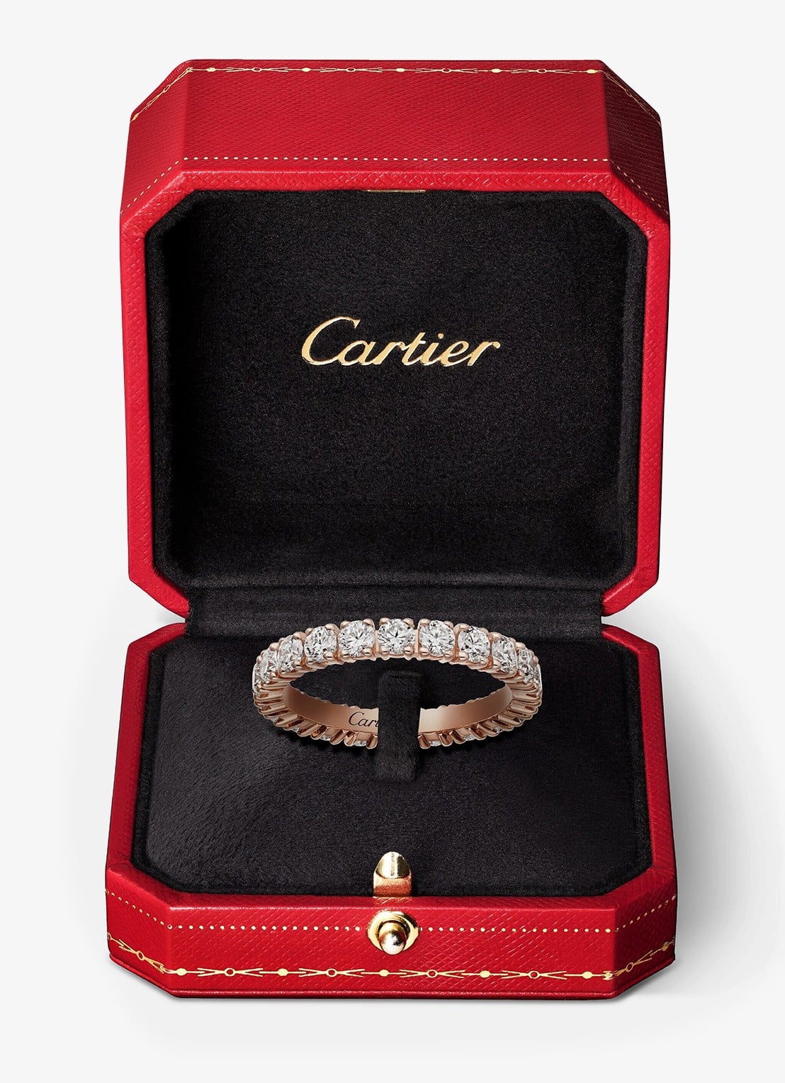 Cartier Cartier Destinée trouwring van 18 karaat roségoud met 1.34 ct diamant CRN4722700 - detail 8 roségoud