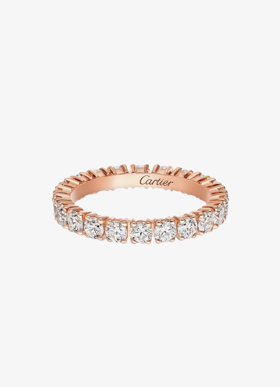 Cartier Cartier Destinée trouwring van 18 karaat roségoud met 1.34 ct diamant CRN4722700 - voorkant roségoud